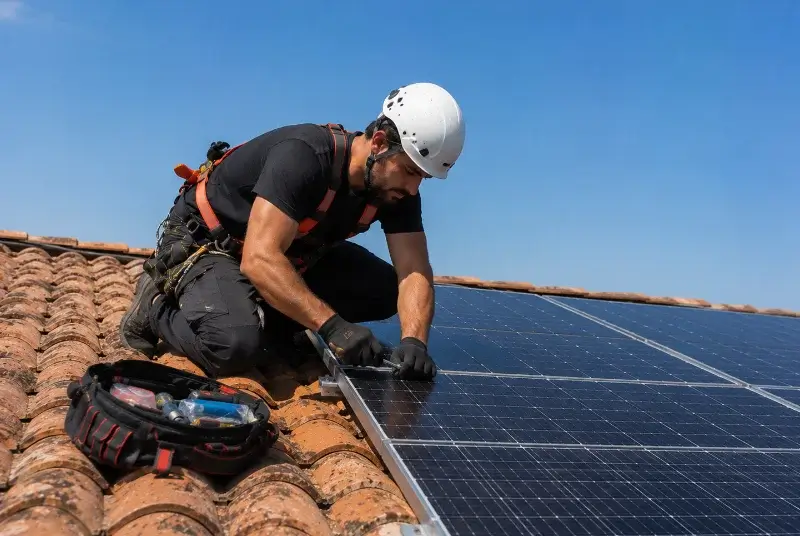 Maintenance et monitoring de panneaux solaires à Villepot