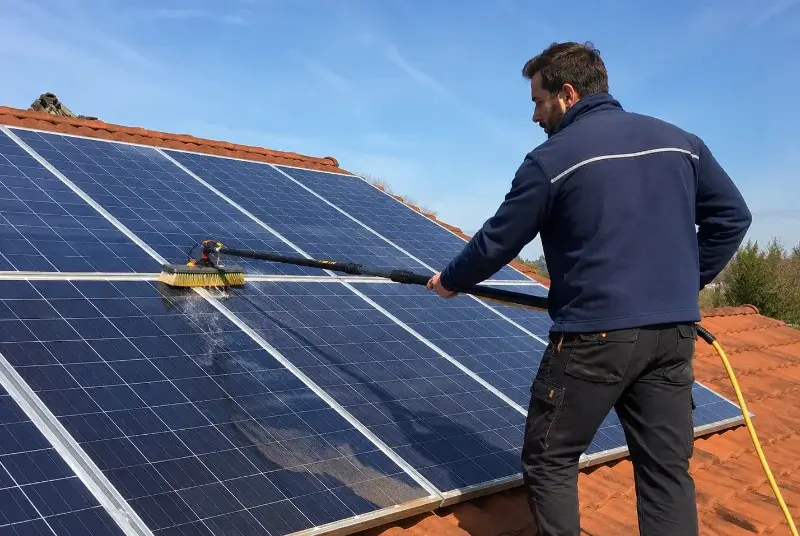 Nettoyage et entretien de panneaux solaires à Villepot